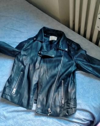 giubbotto in pelle zara