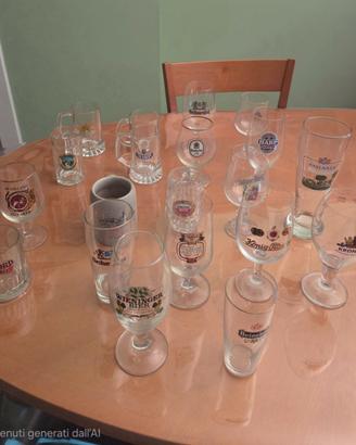 Lotto 20 Bicchieri Birra da Collezione