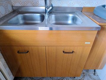 Mobiletto  lavello miscelatore