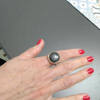 Pomellato anello/ porta chiavi argento 