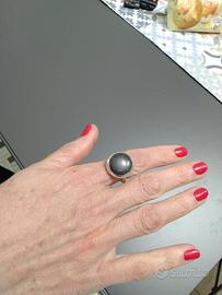 Pomellato anello/ porta chiavi argento 