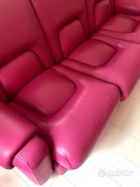 divano design, rifoderato. come nuovo