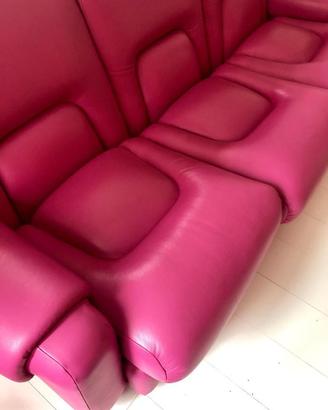 divano design, rifoderato. come nuovo