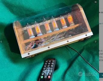 Orologio digitale con tubi NIXIE