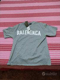 maglietta Balenciaga grigia taglia M