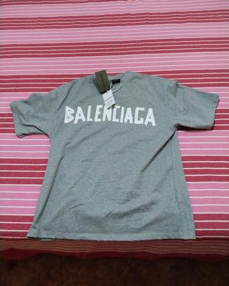 maglietta Balenciaga grigia taglia M