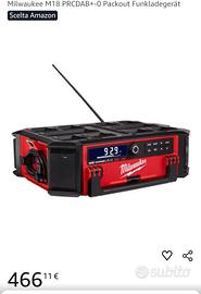 Radio Milwaukee M18 PRCDAB+-0 Packout