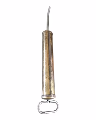 Siringa per olio in ottone 