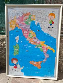 quadro puzzle scuola