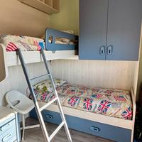 Cameretta per Bambini con Soppalco