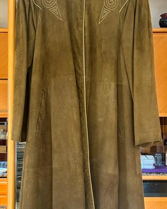 Cappotto vintage in pelle 44/46