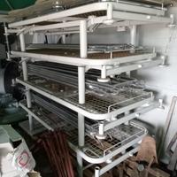 4 letti con schienale regolabile 