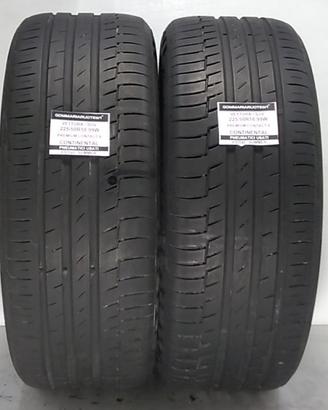 2 PNEUMATICI USATI 225/50R18 99W P. CONTACT6 CONTI