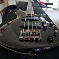 Basso Elettrico  Ibanez Fretless SR300F nero metal