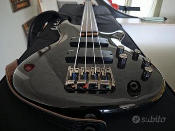 Basso Elettrico  Ibanez Fretless SR300F nero metal