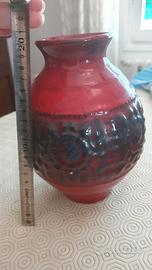 Vaso vintage rosso