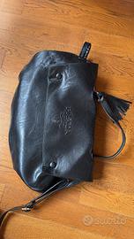 Borsa stile Prada Milano nera grande a spalla