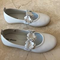 Ballerine bambine color bianco