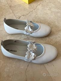 Ballerine bambine color bianco