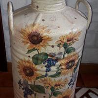bidone decorato