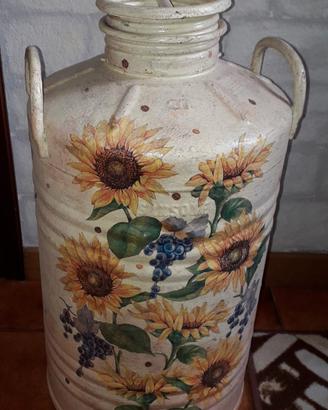 bidone decorato