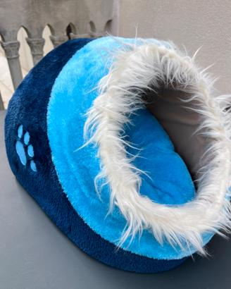 Cuccia a igloo per gatti – Morbida e imbottita