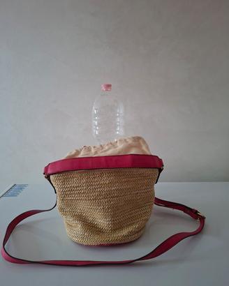 Borsa KOAN a secchiello  in paglia 