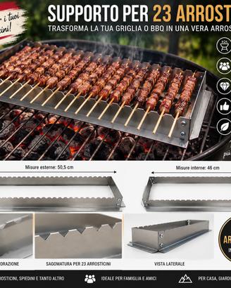 SUPPORTO ARROSTICINI GRIGLIA-BBQ
