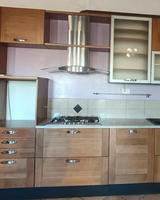 cucina lunga 4.5m senza forno e frigo con lavastov
