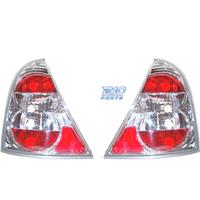 FANALI PER RENAULT CLIO 98- LOOK LEXUS FONDO CROMA