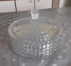 Centrotavola di cristallo bomboniera 18 cm 