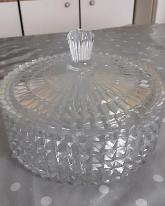 Centrotavola di cristallo bomboniera 18 cm 