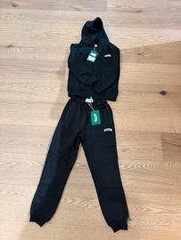 Tuta Higgins nera completa felpa e pantaloni 7 y