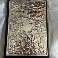 Agenda e rubrica con copertina argento certificato