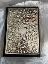 Agenda e rubrica con copertina argento certificato