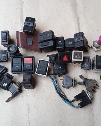 LOTTO interruttori cruscotto per auto d'epoca