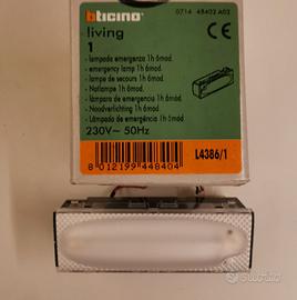 BTICINO L4386/1 Lampada Emergenza 6 Moduli