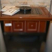 Palazzetti coperchio ceram. marrone Rebecca/Luisa