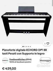 Pianoforte digitale ECHORD DP1 Nuovo