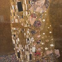 Quadro stampa di Gustav Klimt.Titolo:Il bacio.