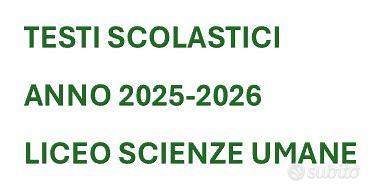 Libri Liceo Scienze Umane Sanremo classe 4
