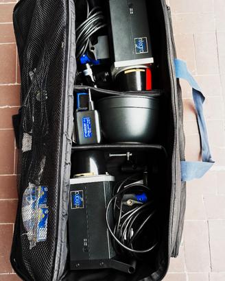 Hensel Integra 500 x2 + Radio + Ombrelli