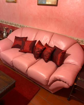 Divani in vera pelle rosa anni 80/90