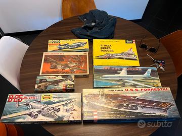 Rari Modellini vintage Revell Aurora Hawk anni 50