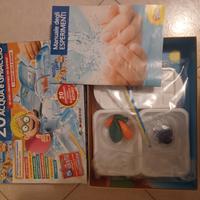 gioco esperimenti con acqua e ghiaccio 