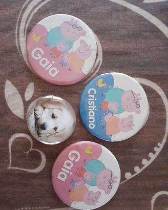 Calamite Peppa Pig con nomi