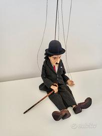 Marionetta vintage Charlie Chaplin