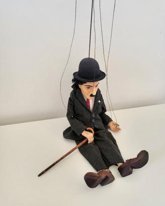 Marionetta vintage Charlie Chaplin