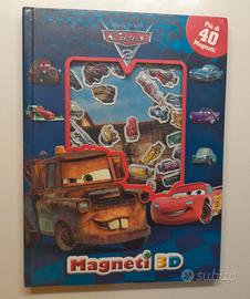 Libro gioco con magneti di Cars 2 Disney