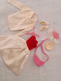 lotto abiti e accessori Barbie e Ken anni 60